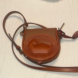 Dooney & Bourke Tan Leather Crossbody Bag